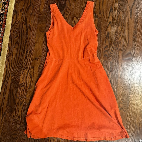 Pact Vibrant Orange casual jersey Tank summer Dress - Picture 5 of 6